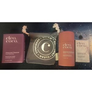 Cleo + Coco Charcoal Deodorant Great Expectations - GRAPEFRUIT BERGAMONT . Kit